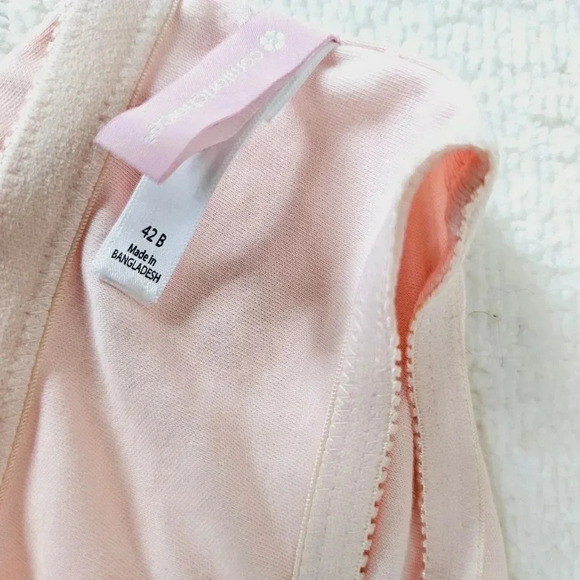 Comfort care cotton front closure pink bra 42B - Picture 2 of 8